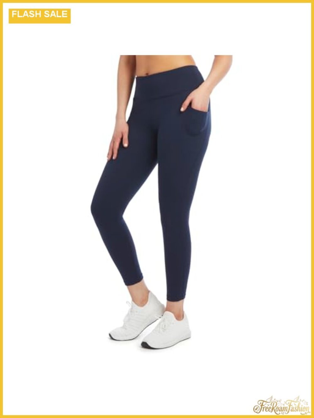 Jockey Women's 7/8 Leggings Polyester Spandex High Rise Athletic Workout Yoga